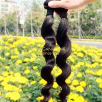  Wavy remy human hair weave 